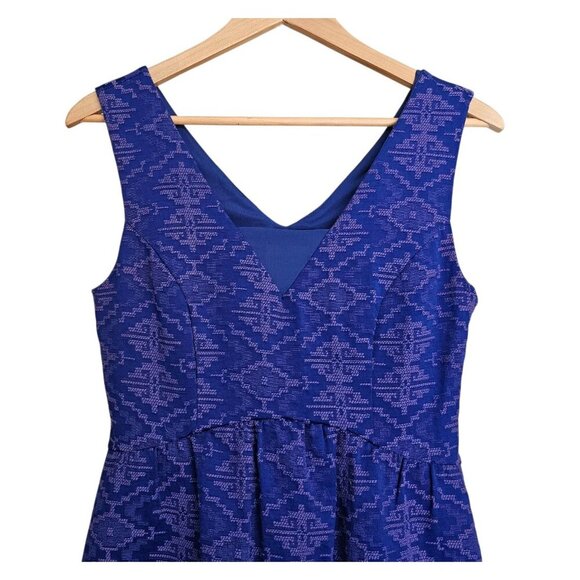 Women's - Maeve Averie Jacquard Sleeveless Dress, Size 4 - Picture 2 of 8